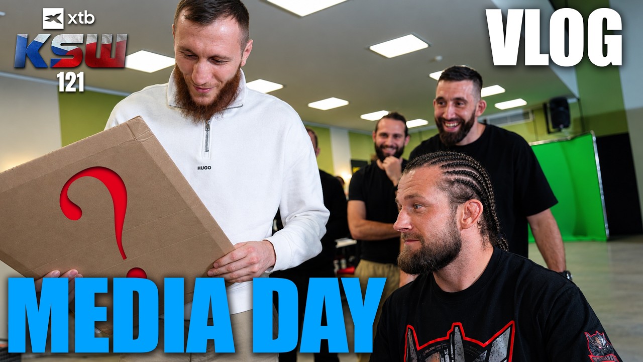 Tajemniczy prezent od Muslima | XTB KSW 121: Media Day | VLOG - Fight Week