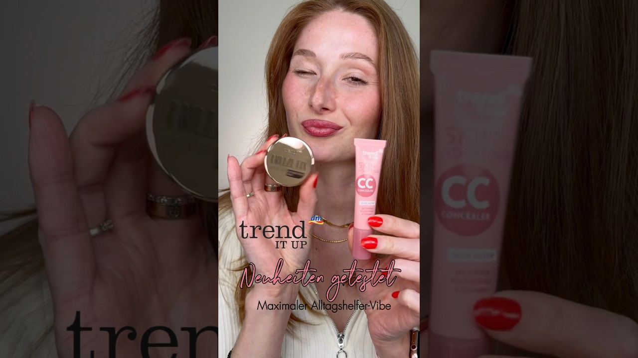 Trend it up Neuheiten 2025: CC Concealer & Freeze Brow Gel im Test 💬 #trenditup