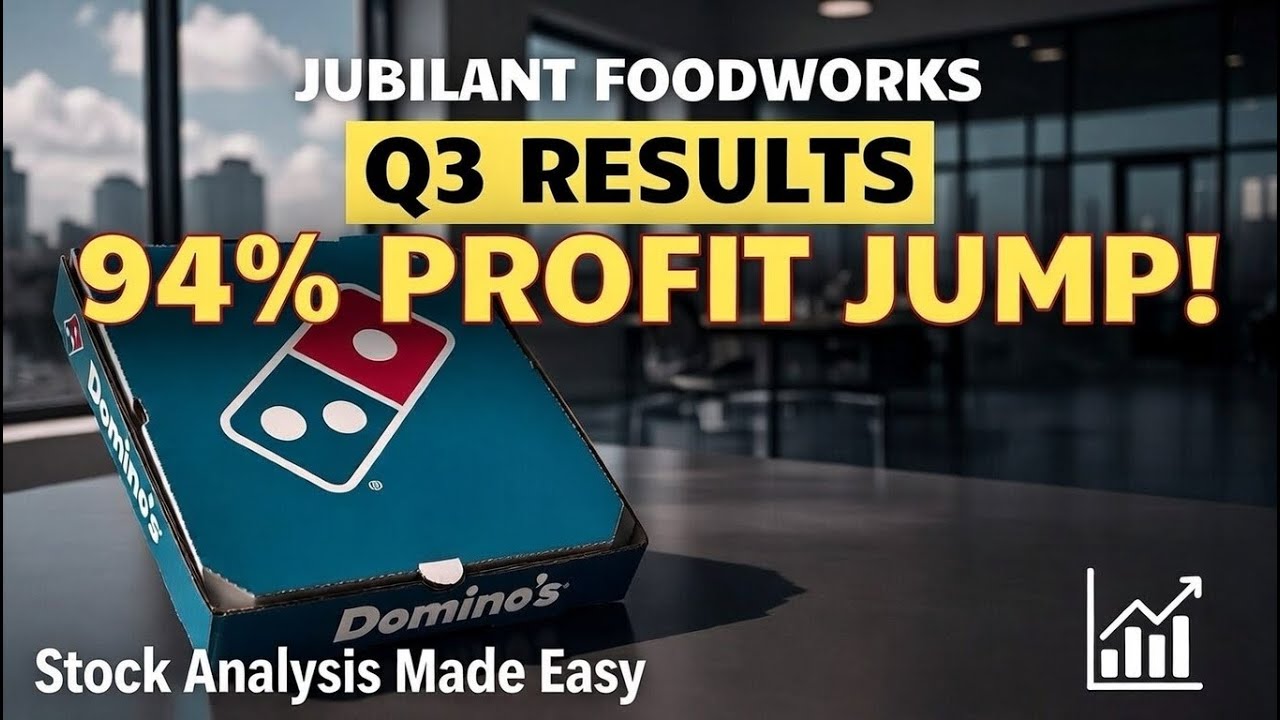 🍕 Domino&rsquo;s Parent Jubilant FoodWorks Q3 Results 🔥94% Profit Jump! Pizza Business Back on Fire? 🚀