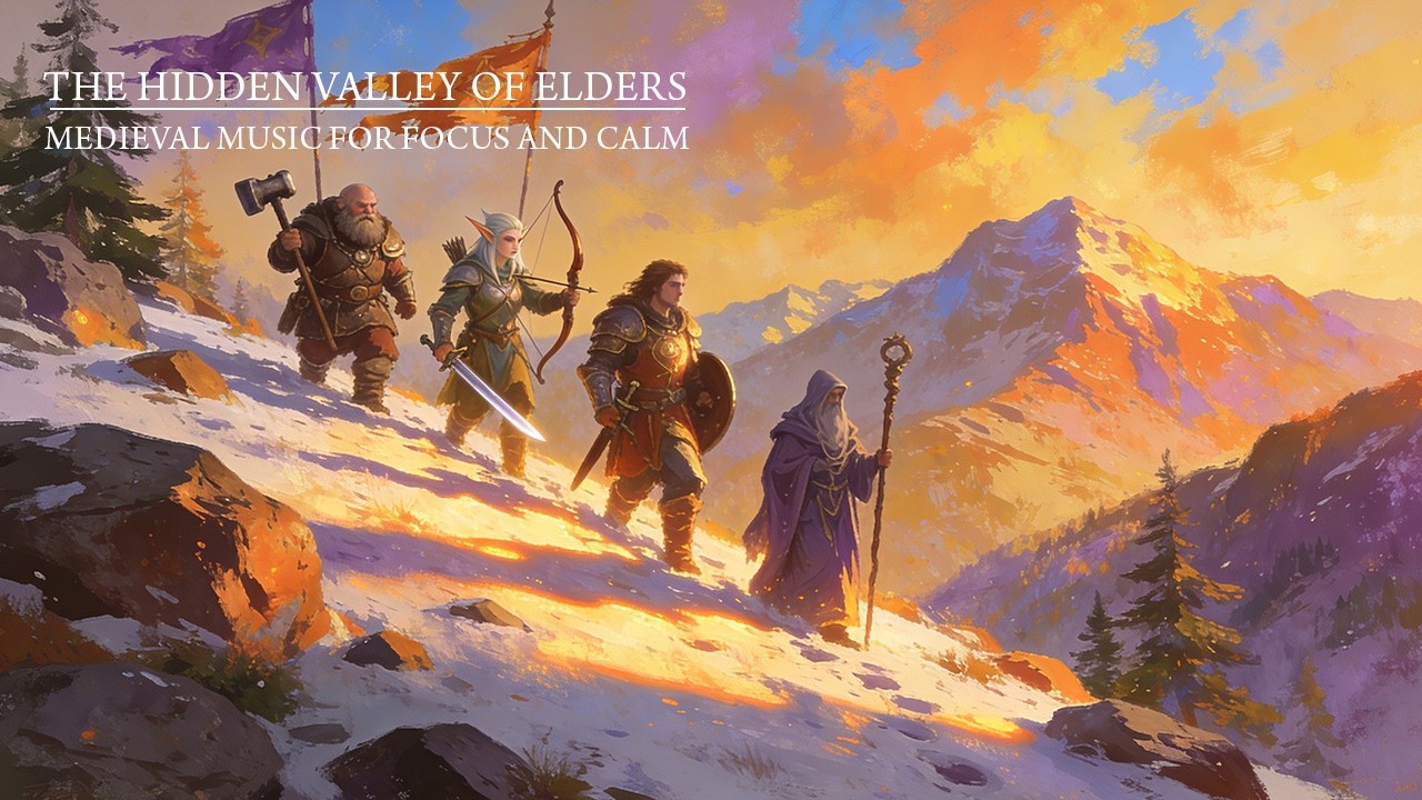 Medieval Music for Focus and Calm | The Hidden Valley of Elders