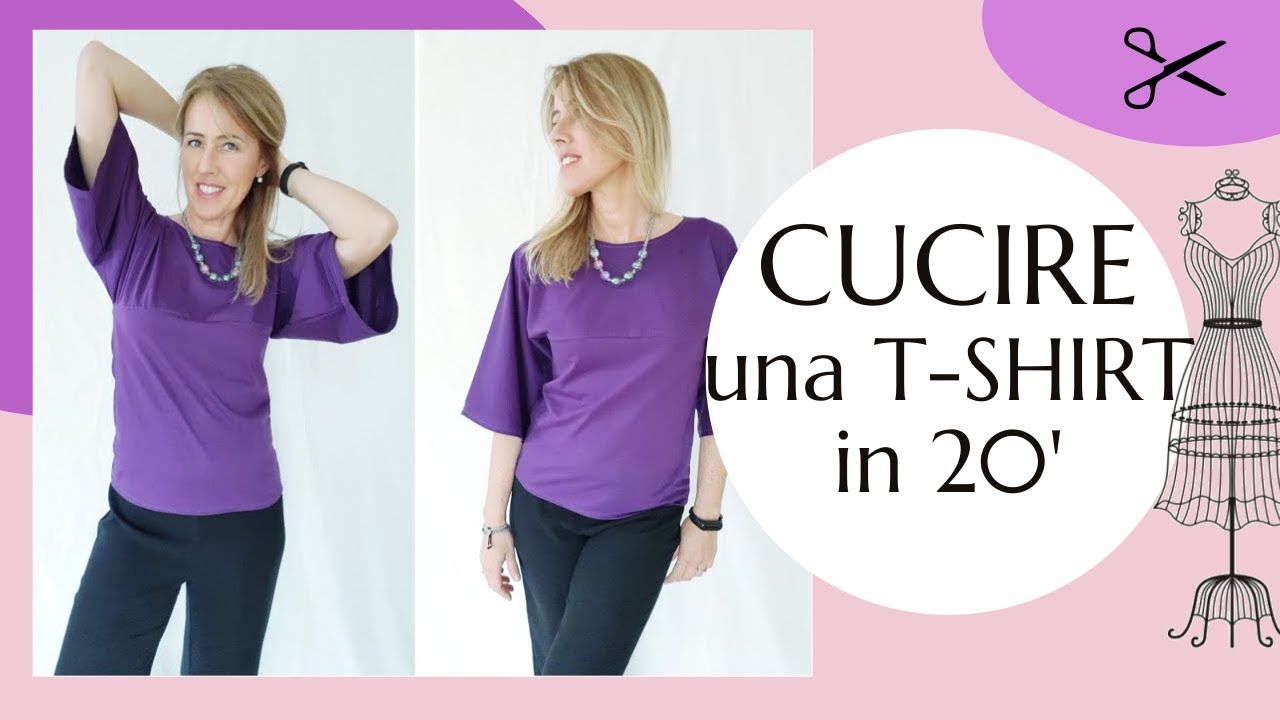 Cucire una TShirt DIY in 20'