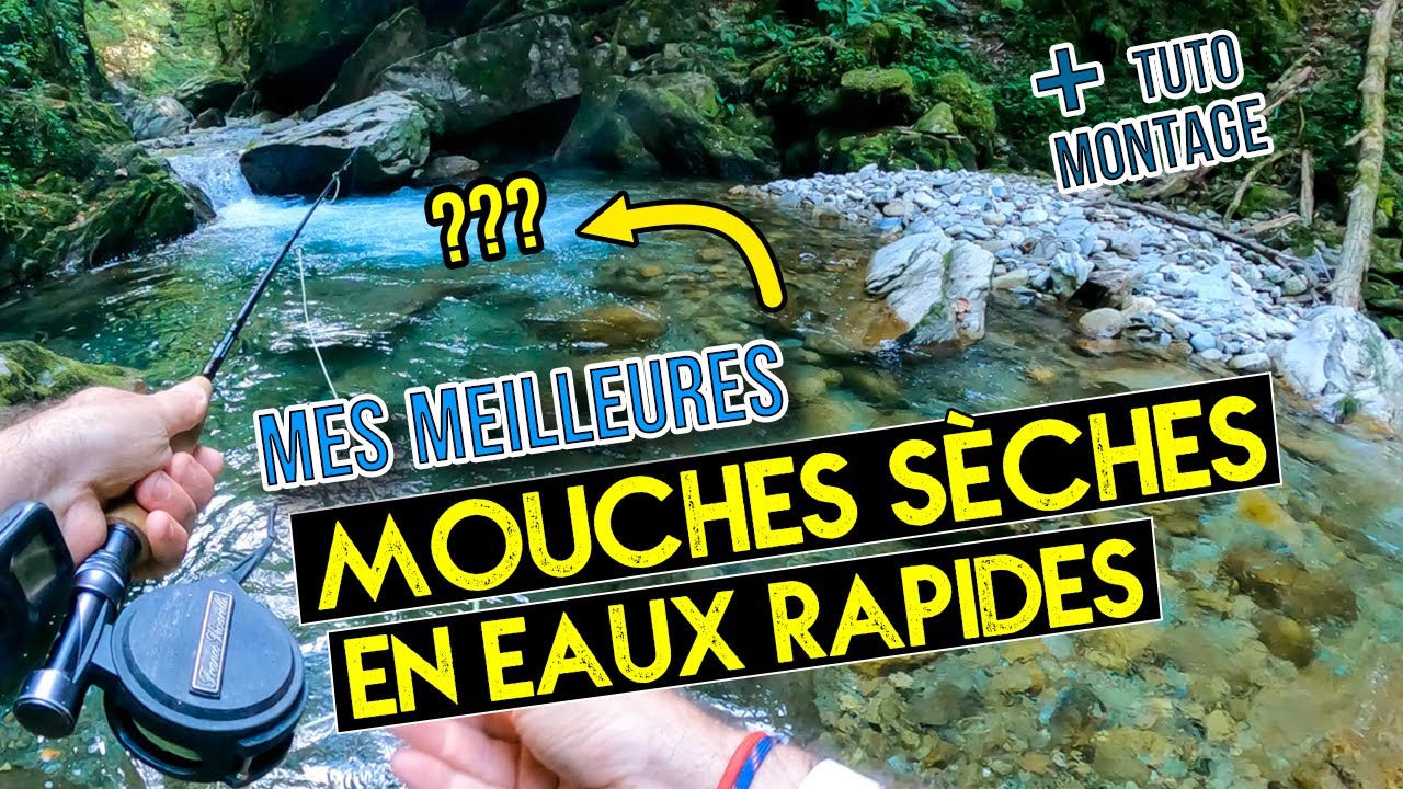 Mes meilleures mouches sèches en eaux rapides : les points-clés et le montage (pêche à la mouche)