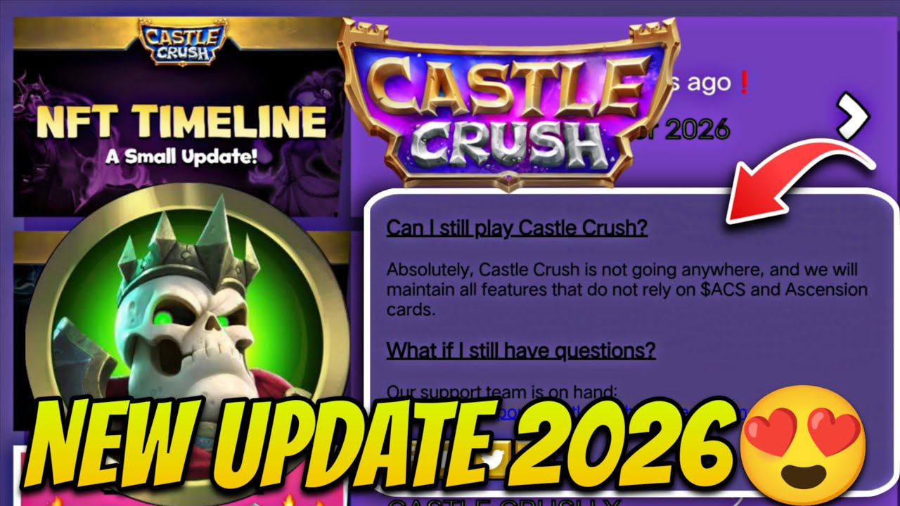 New Update? 😧 | Castle Crush NFT Timeline - Small Update For 2026 New Year!