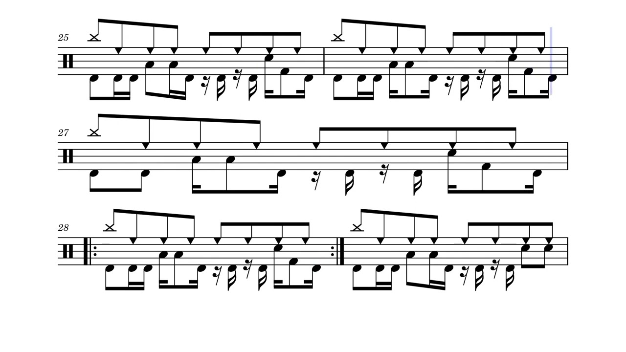 Good Times Bad Times - Led Zeppelin // Drum Transcription
