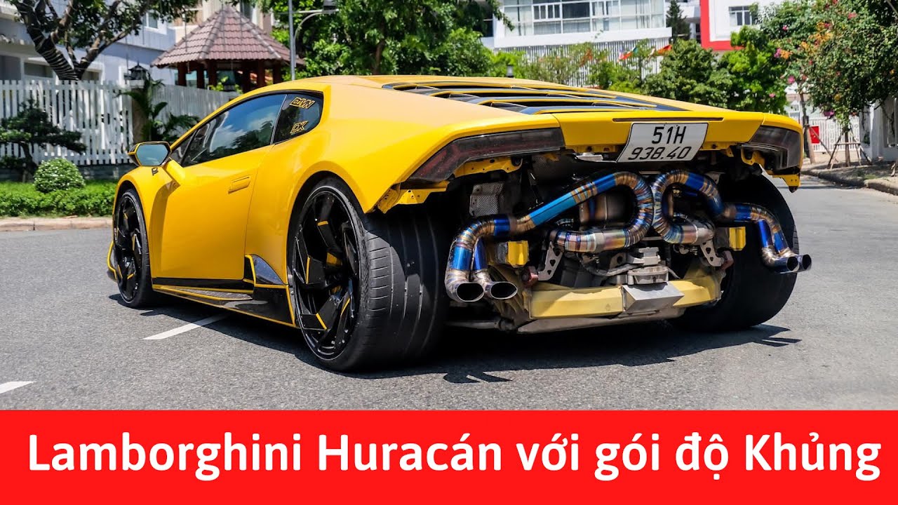 Vlog - Drifter hàng đầu Việt Nam tháo đuôi Lamborghini Huracan, khoe ống xả Titanium đắt giá.