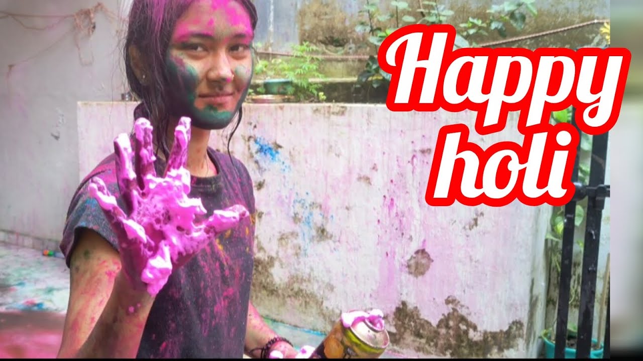 Crazy Holi with family🫟😁
