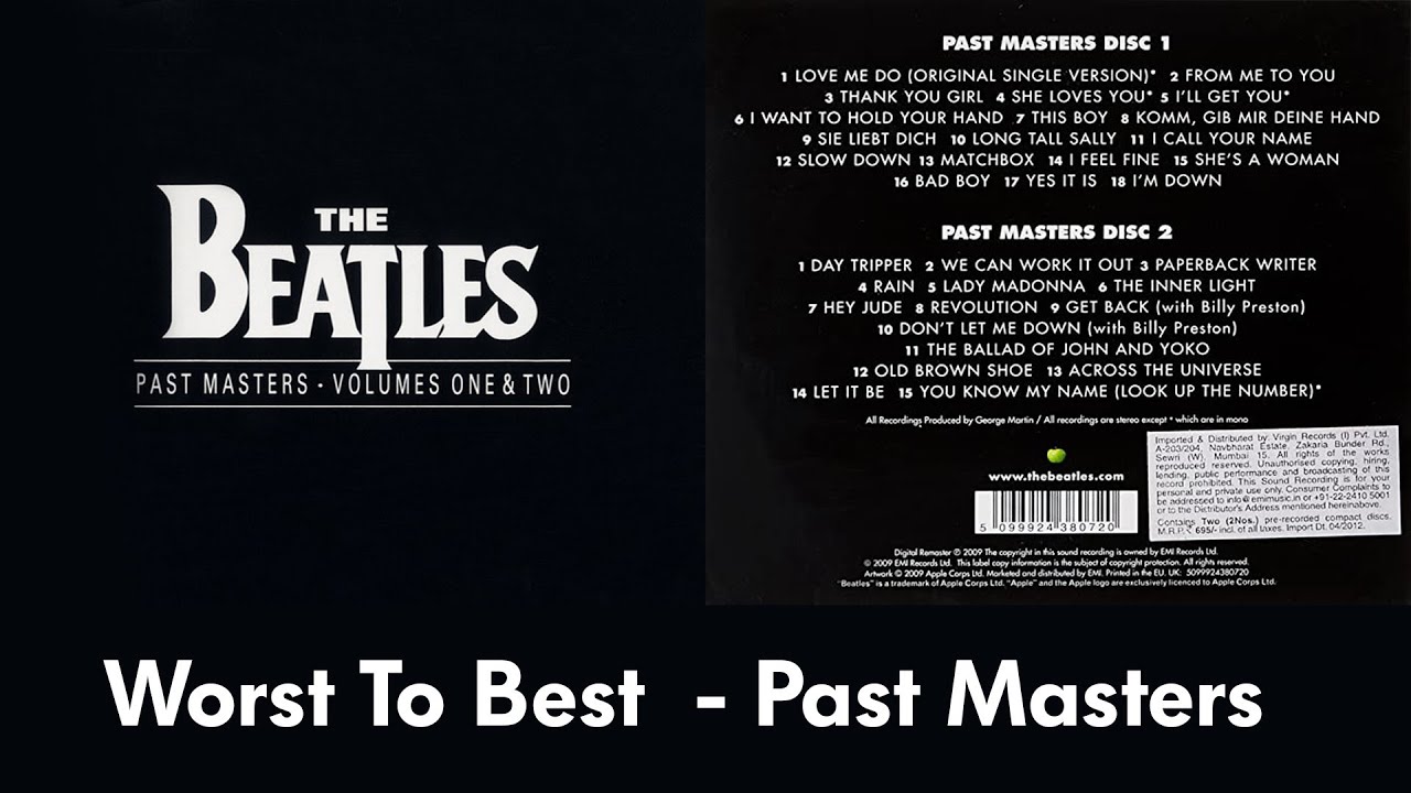 Past Masters: Ranking Album Songs From Worst To Best!