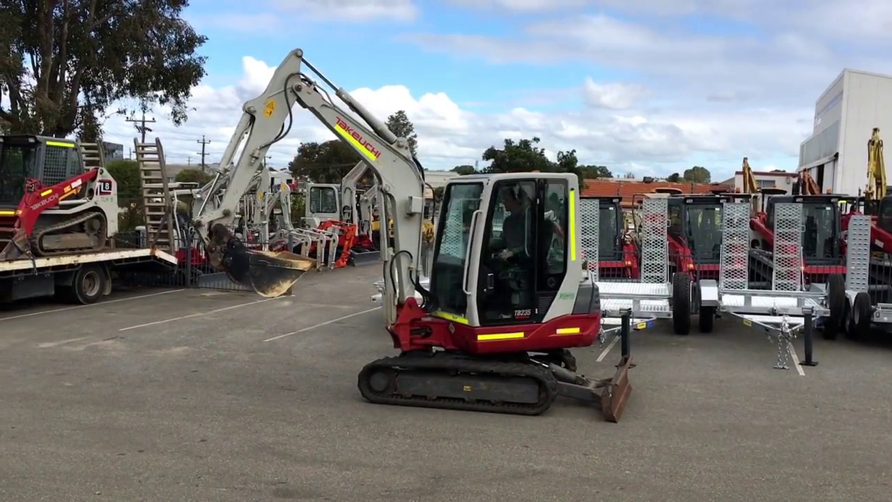 For Sale Takeuchi TB235 3.5T Low Hours Compact Mini Excavator &ndash; 761