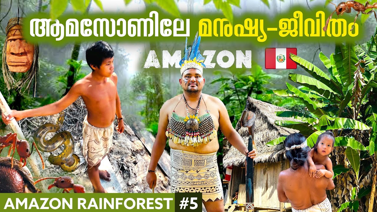 Amazon5 🐍 തൊട്ടാൽ പൊട്ടിത്തെറിക്കുന്ന പാറ മുതൽ മരം തിന്നുന്ന ഉറുമ്പ് വരെ | Tribal Life In Amazon🔥