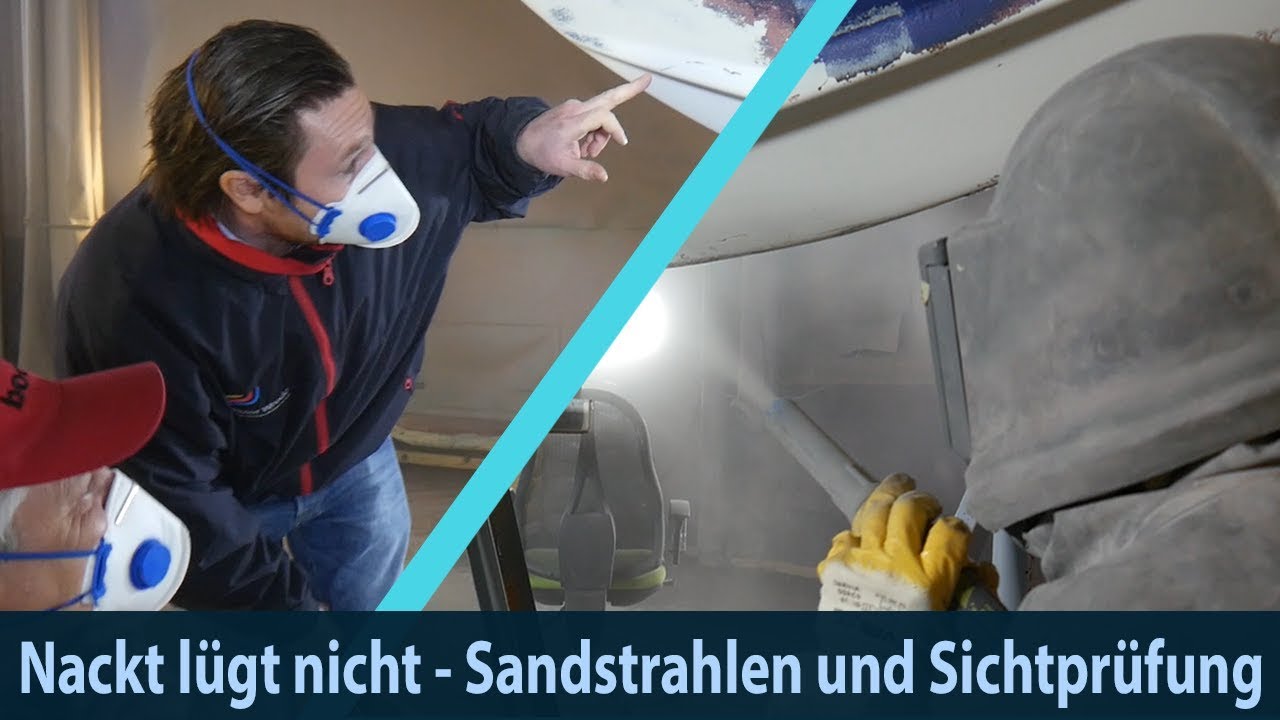 REFIT #3 – Nackt lügt nicht // Strahlarbeiten, Bewuchsschutz, Schwimmlage & Osmosetest