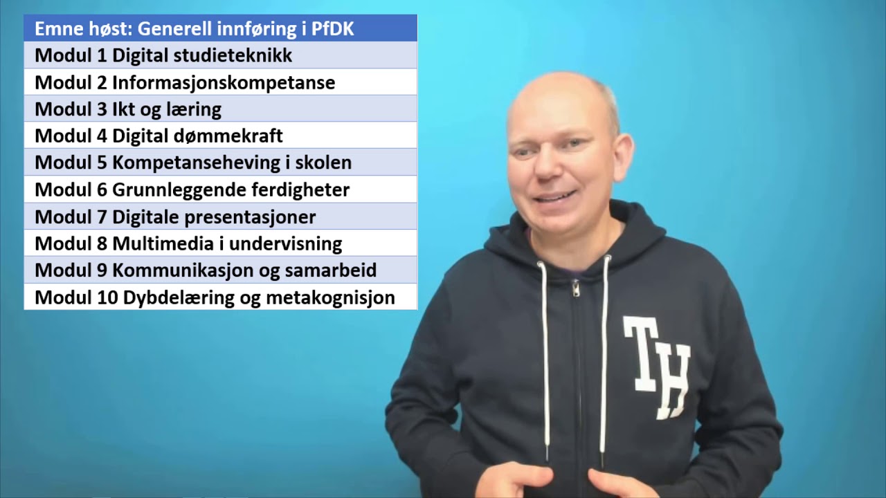 Profesjonsfaglig digital kompetanse 11.-13. trinn (30 studiepoeng)