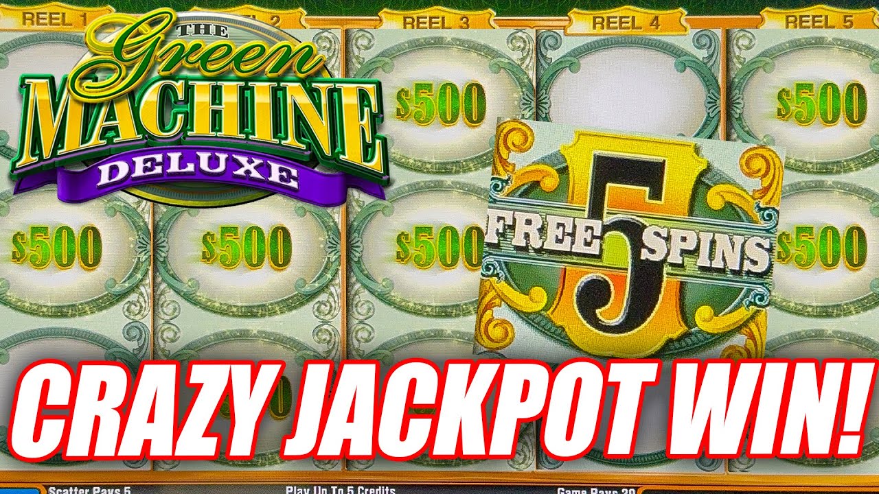 $500 BETS ON GREEN MACHINE DELUXE SLOT MACHINE ➜ HIGH LIMIT JACKPOTS!
