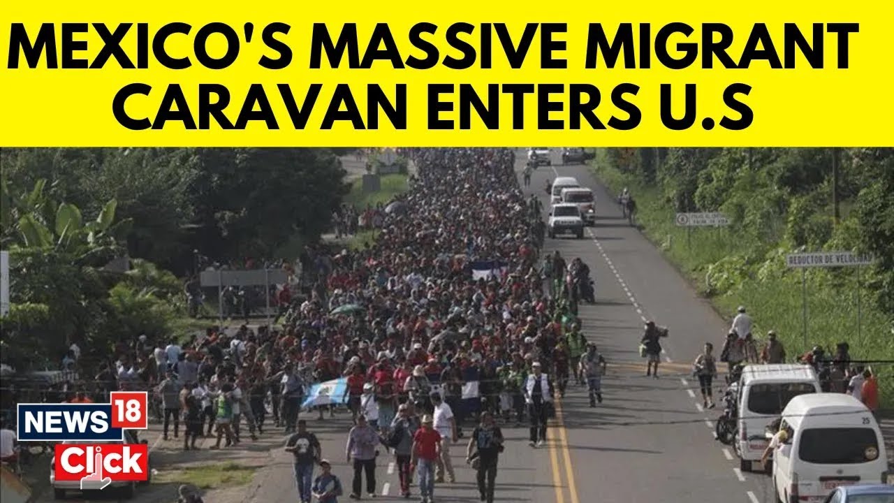 U.S Mexico News | Migrants In Southern Mexico Set-off In An U.S Bound Caravan | English News | N18V