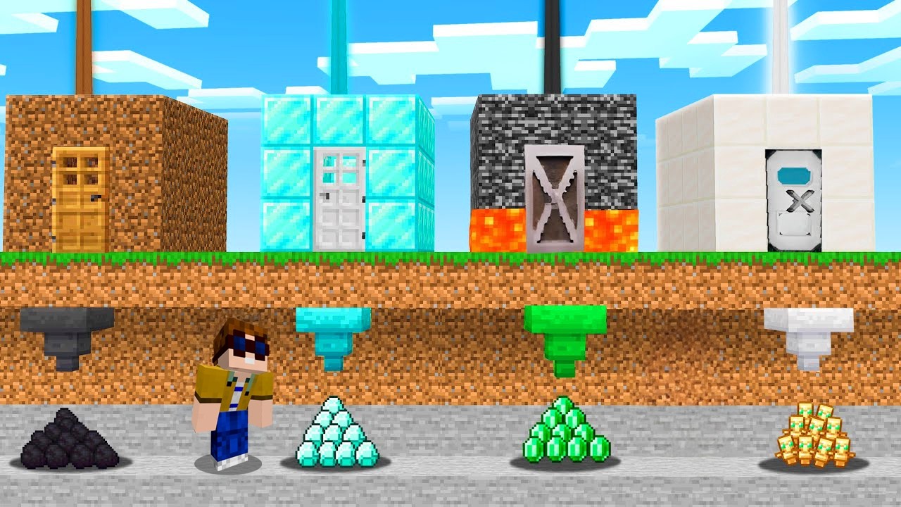 Wir KLAUEN VILLAGER SMARAGDE mit SUPER MAGNETEN in Minecraft!