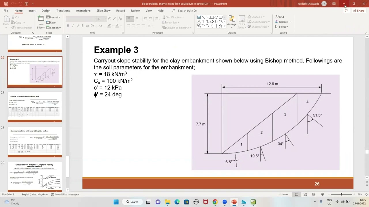 Slope stability of Soil by Geo05 Software