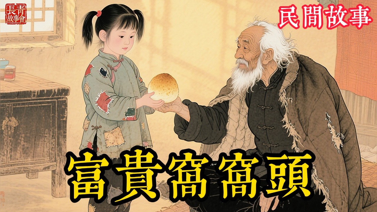 全村人冷眼趕走老乞丐，孤女却把保命窩窩頭給了老乞丐，當乞丐亮出真實身份，全村都嚇跪了！ 