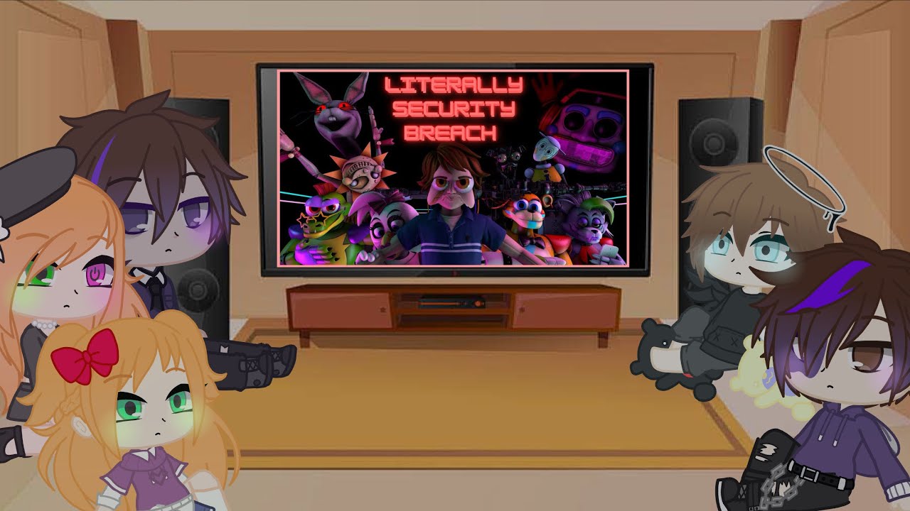 Семья Афтон отреагировала буквально на Fnaf: нарушение безопасности ￼|Gacha Club|