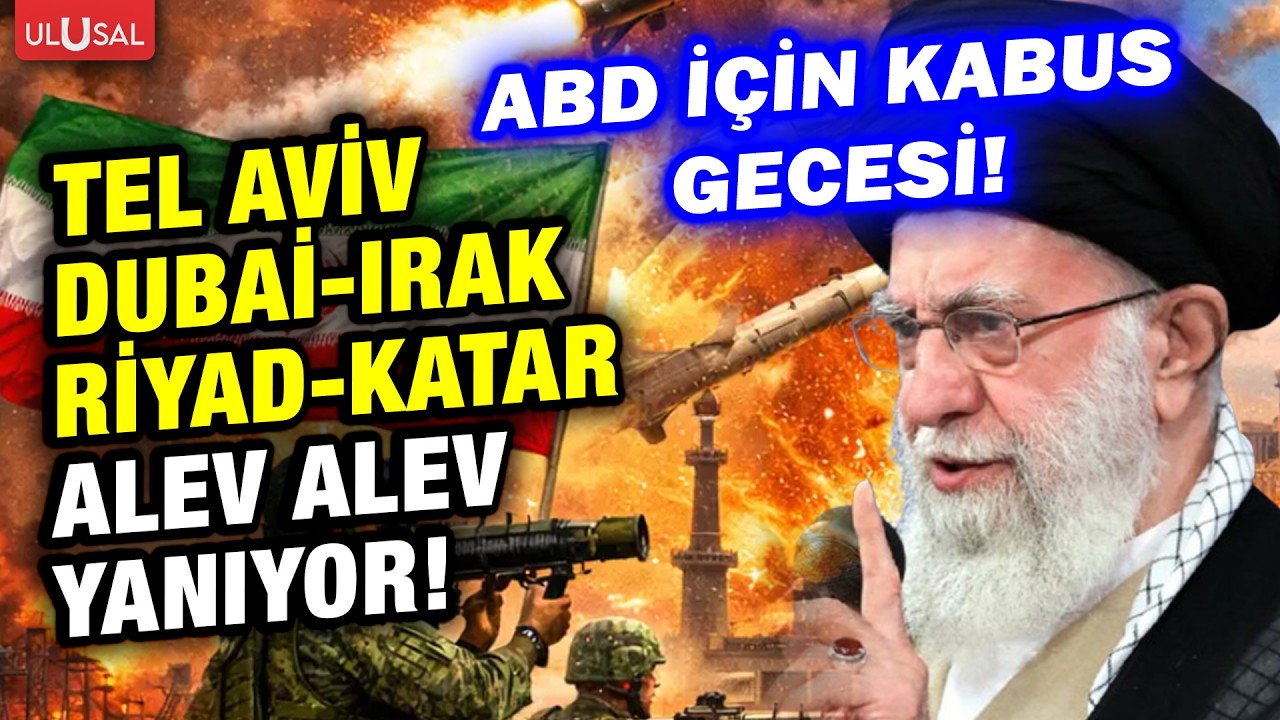 Son dakika! İran ABD'nin stratejik noktalarını cehenneme çeviriyor!