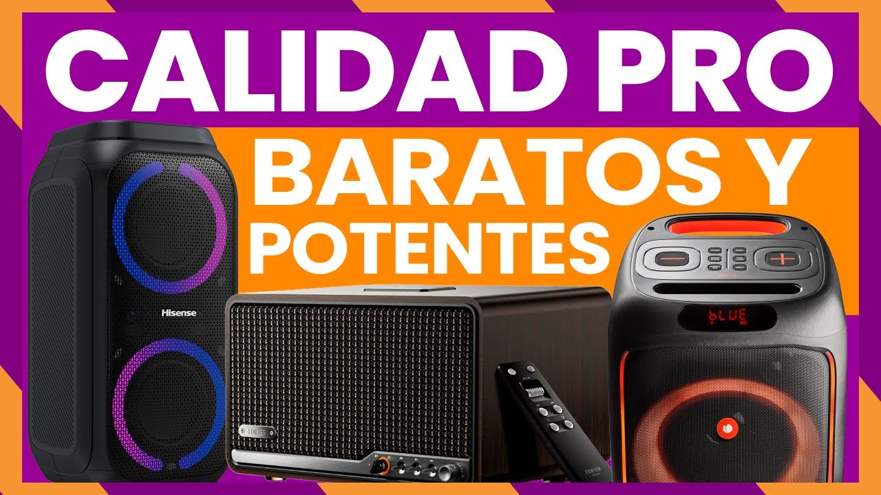 ✅ 4 MEJORES ALTAVOCES Bluetooth BARATOS y de BUENA CALIDAD en 2026 💥 BOCINAS PORTATILES POTENTES ✅