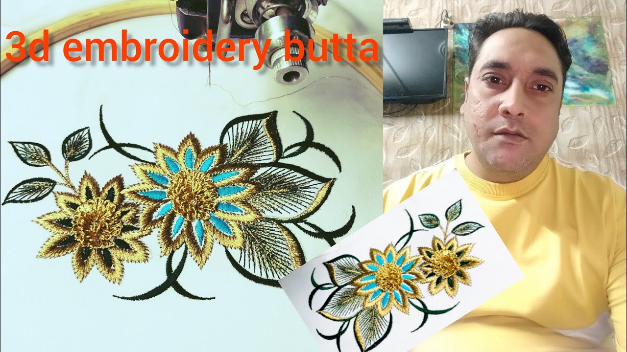Normal machine embroidery work |जरी से बनाएं कुर्ती में खूबसूरत डिजाईन |