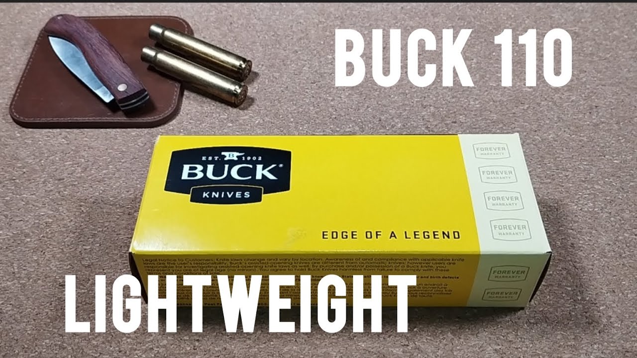 Knifetalk - Buck 110 Folding Hunter Lightweight vs 110 Slim Select vs. 110 Classic/42a + Low Budget