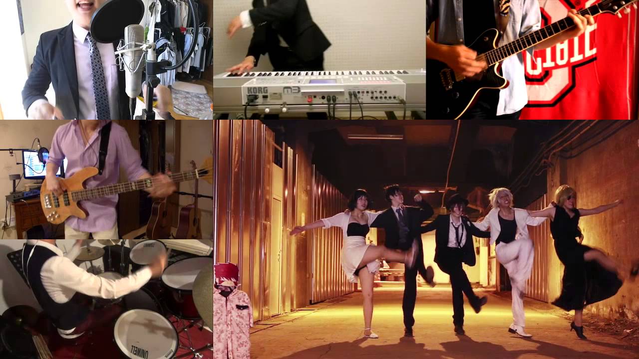 [HD] KEKKAI SENSEN ED - SUGAR SONG & BITTER STEP [Band Cover] (instrumental)