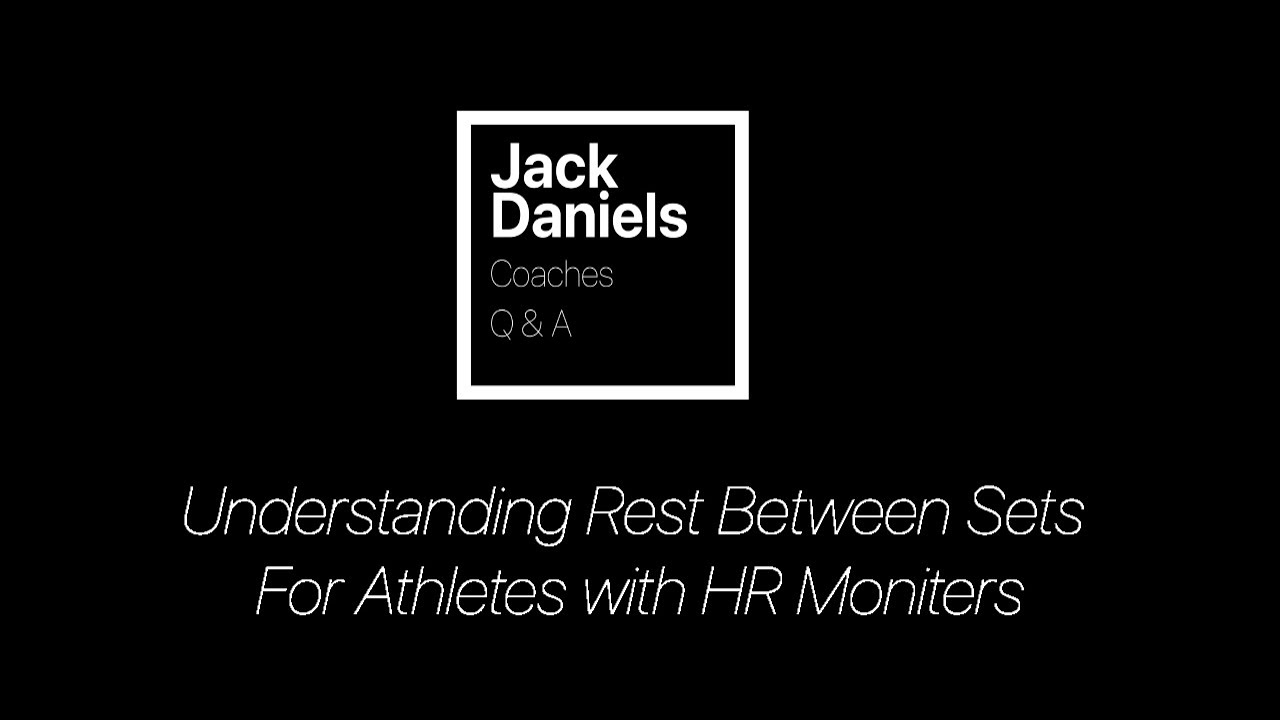 Dr. Jack Daniels On How To Manage Active Rest Between Intervals
