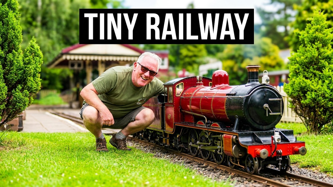Exploring: Poynton Miniature Railway - Fun for the Kids and Dads!