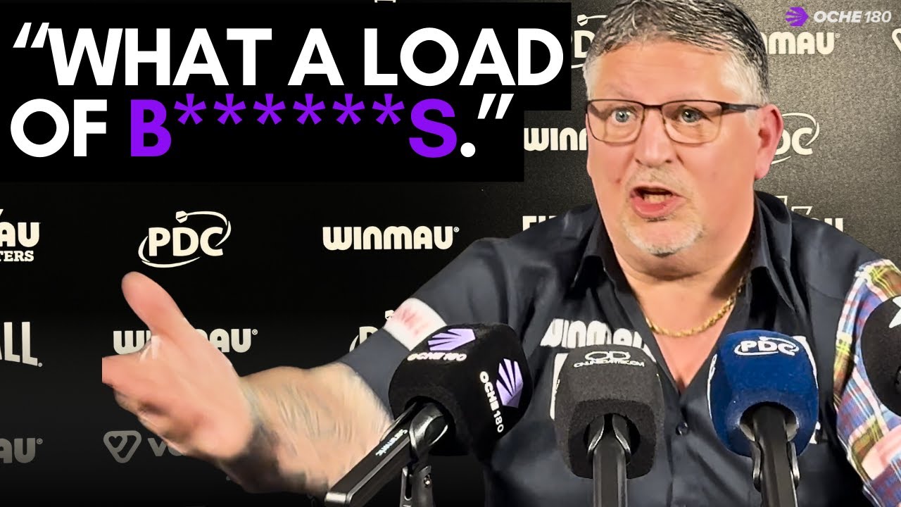 Gary Anderson Launches RANT Towards Influencers in Darts