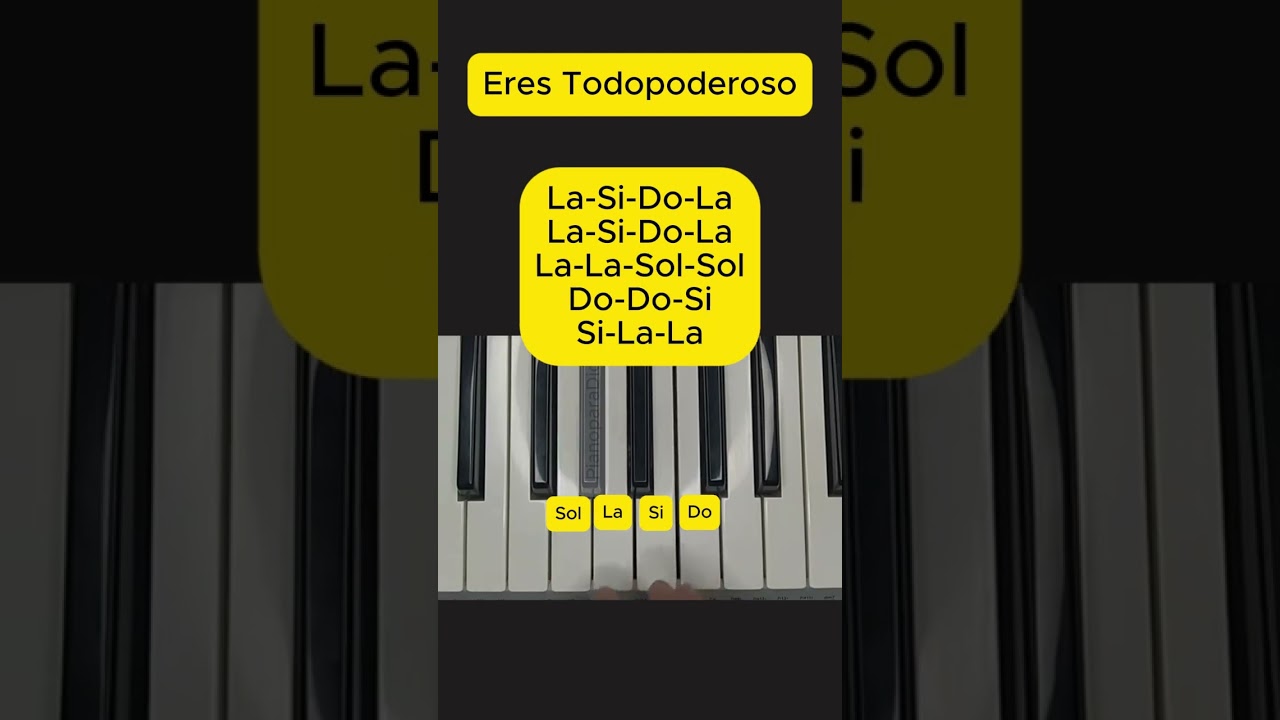 Eres todo poderoso - piano #piano #aprendepiano #cristianos #iglesia #clasesdepiano #pianotutorial
