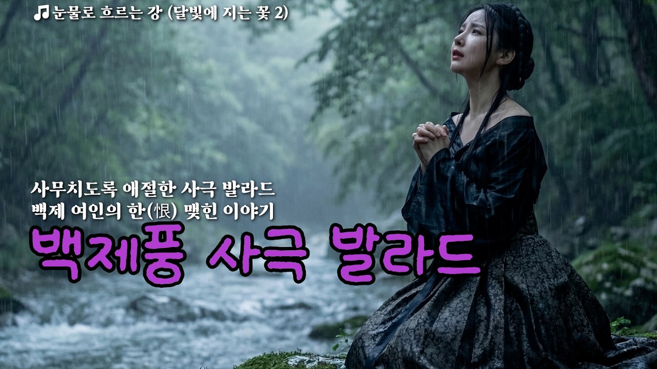 🎵눈물로 흐르는 강 (달빛에 지는 꽃 2)