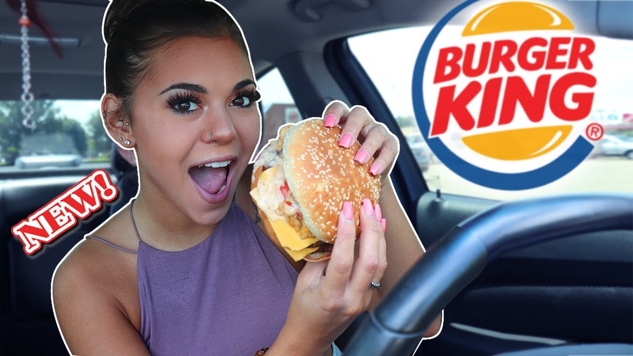 TRYING BURGER KINGS NEW AMERICAN BREWHOUSE KING! | Steph Pappas