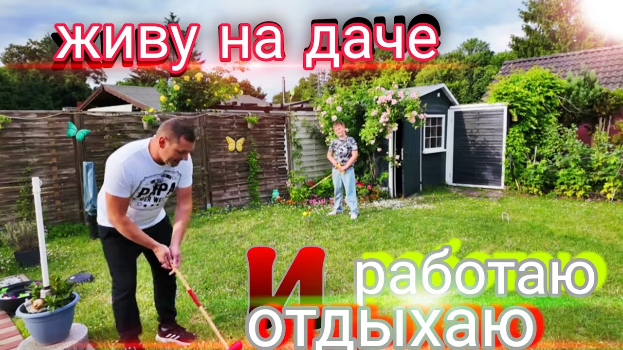 Живу на даче, много работы. Высаживаю томаты. #усаньканадаче