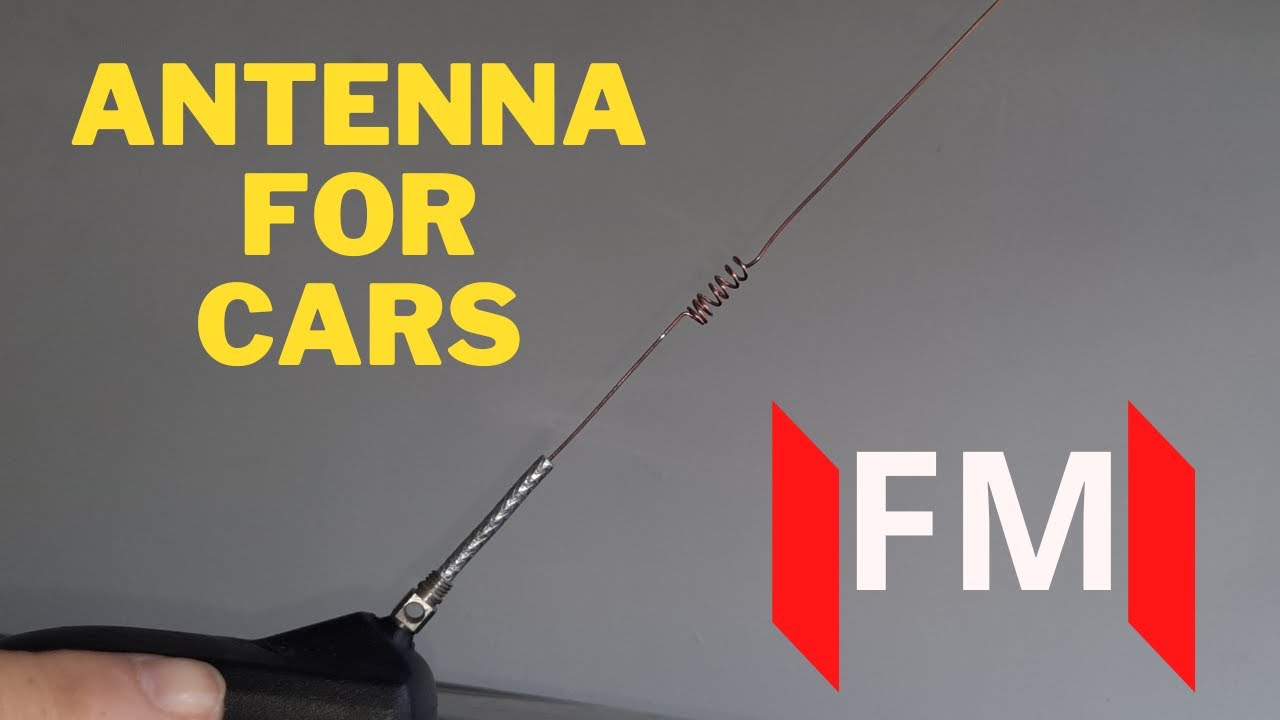 How to make  antenna for cars  || radio antenna car || simple, FM