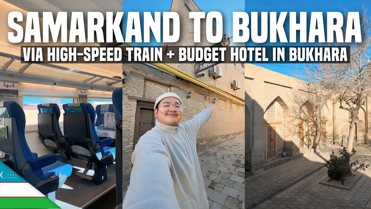 SAMARKAND TO BUKHARA via HIGH-SPEED TRAIN + BUDGET HOTEL IN BUKHARA, UZBEKISTAN 🇺🇿 | Ivan de Guzman