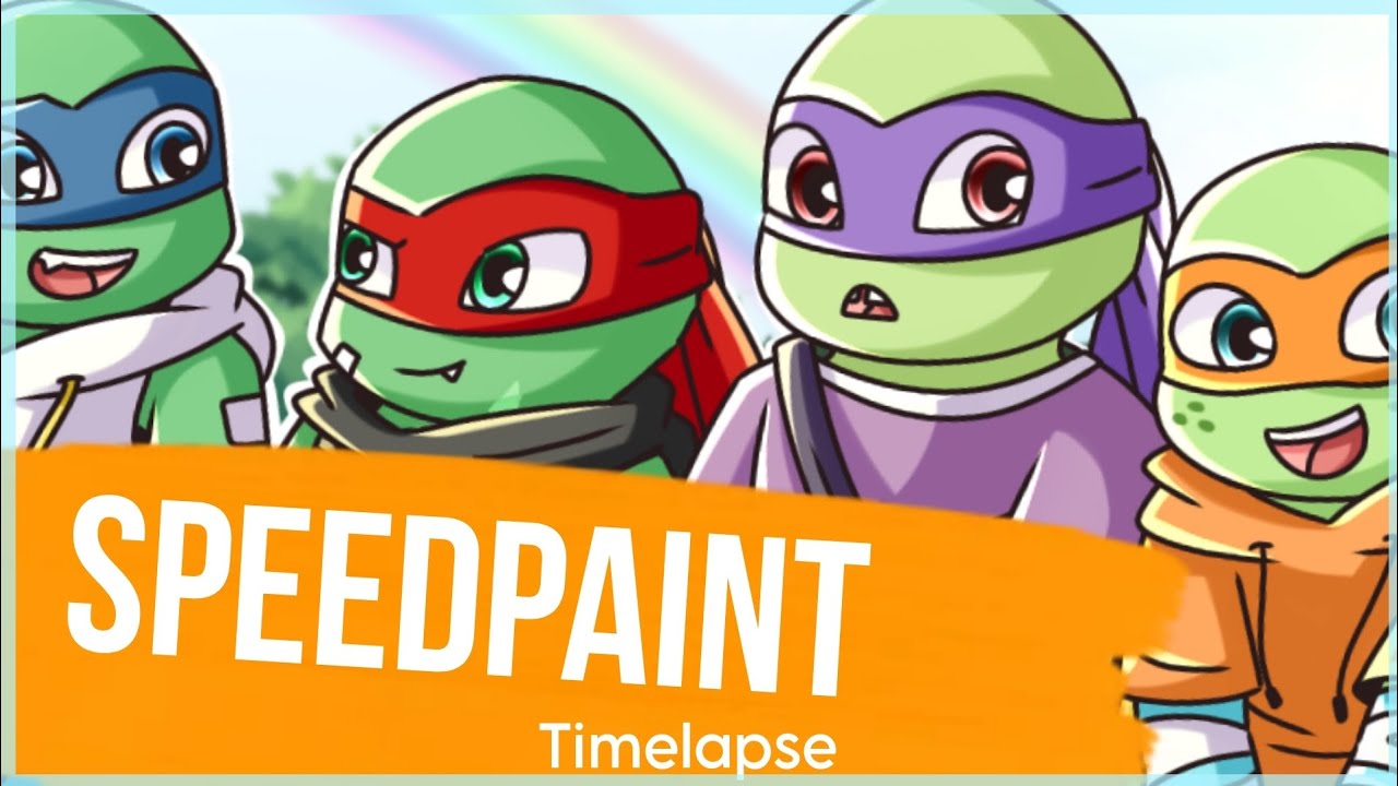 The squad [TMNT 2012 Speedpaint/timelapse]