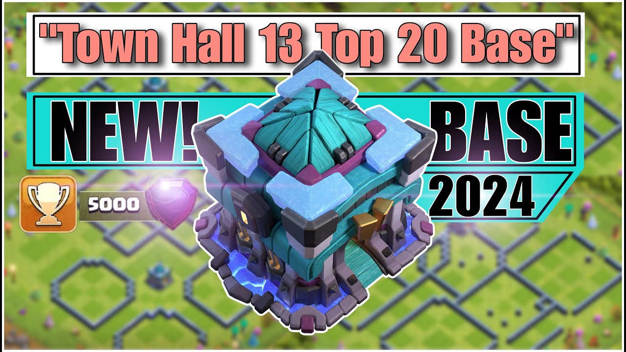 Town Hall 13 Most Powerful Top 20 Bases 2024 ( With Copy Link ) | Th13 Best Base Layout | Th13 Base