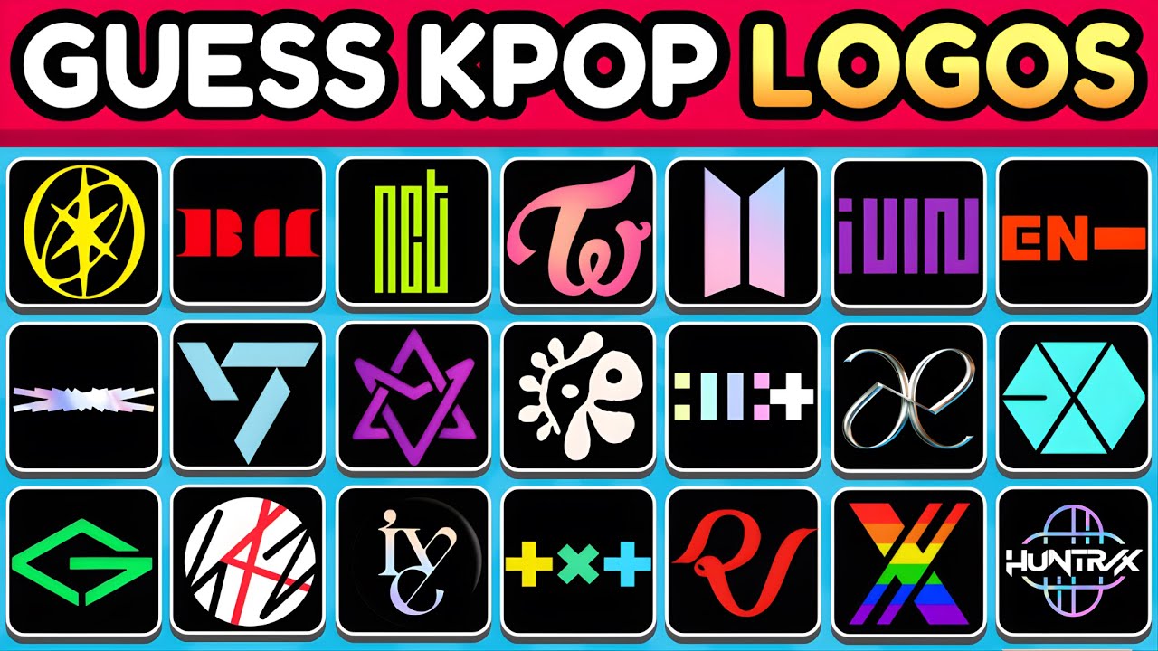 УГАДАЙТЕ ЛОГОТИП K-POP ГРУППЫ🔥Самые популярные группы прямо сейчас | K-Pop Quiz Game 2025