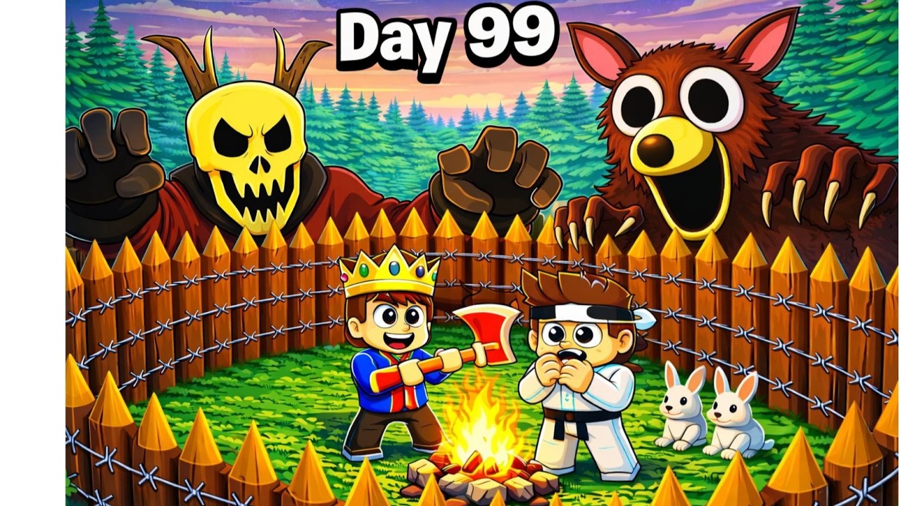 NEW UPDATE gone crazy in 99 nights in the forest roblox