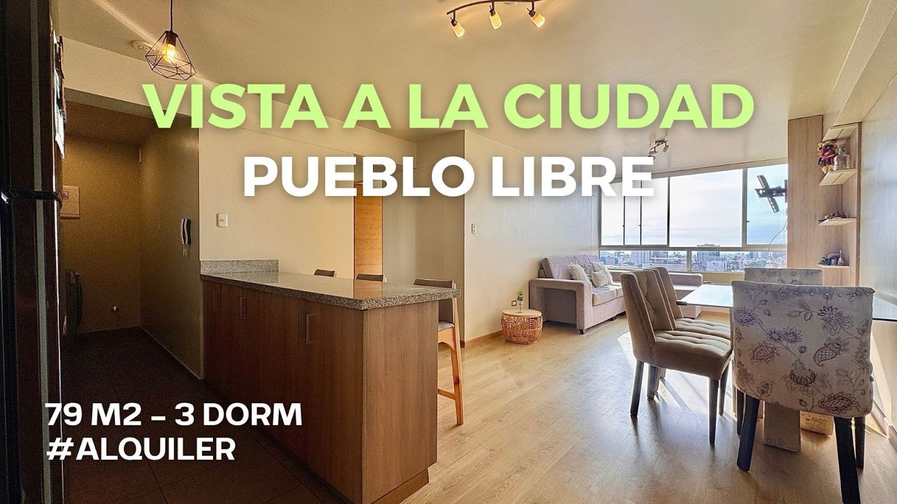 #Alquiler -  3 Dorm, Pueblo Libre límite con Jesús María