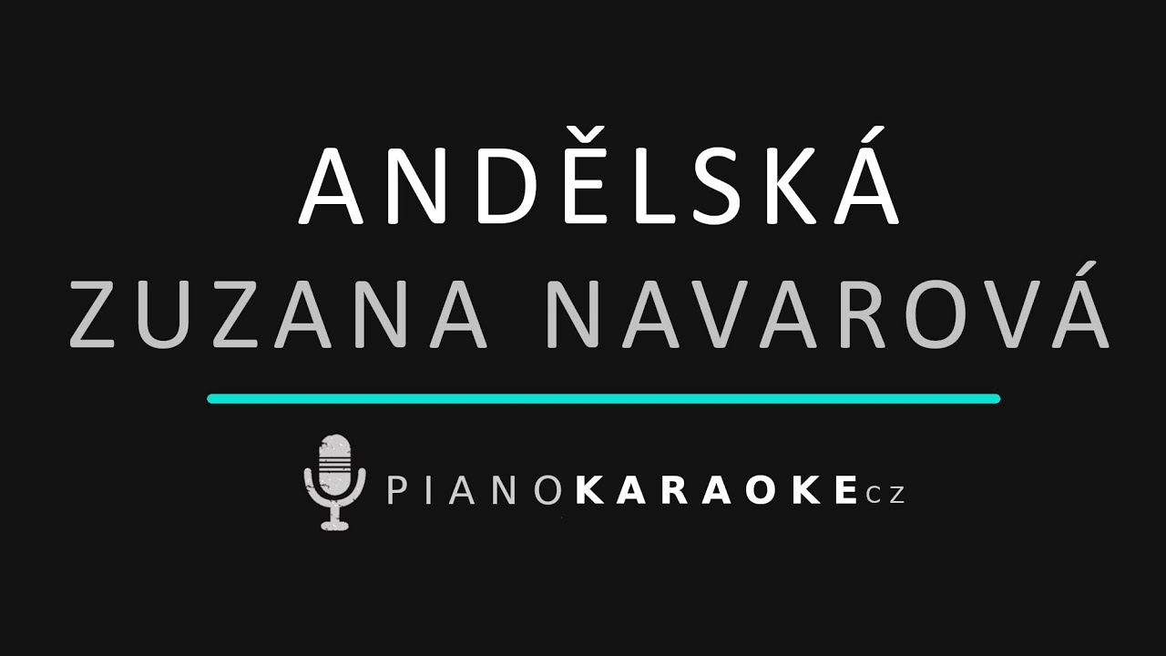 Zuzana Navarová - Andělská | Piano Karaoke Instrumental