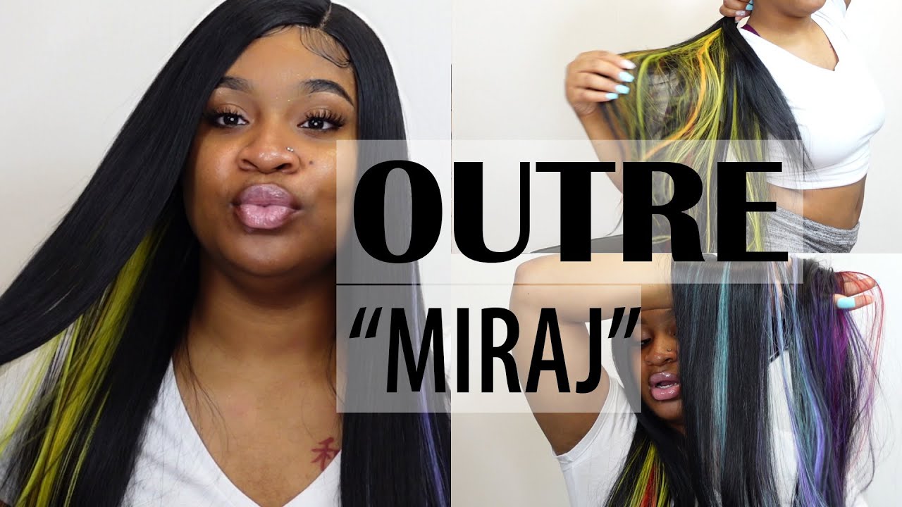 Outre Color Bomb Synthetic Hair HD Lace Front Wig - MIRAJ |EBONYLINE.COM