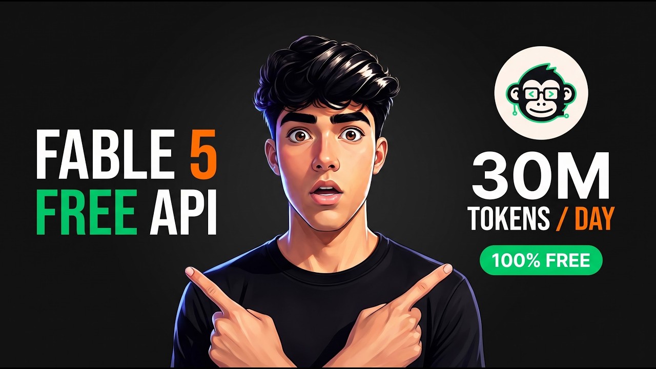 БЕСПЛАТНЫЙ API FABLE 5 ВНУТРИ CLAUDE CODE + 30 МЛН БЕСПЛАТНЫХ ТОКЕНОВ В ДЕНЬ (ПОЛНАЯ НАСТРОЙКА)