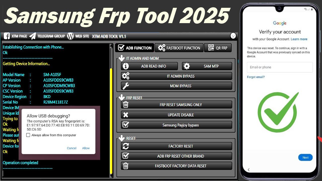 Samsung FRP bypass Tool 2026 | Best Tool For Samsung FRP 100000% Working Tools✅
