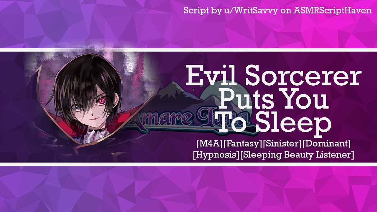 [M4F] Evil Sorcerer Puts You to Sleep [Fantasy] [Sinister] [Dominant] [Hypnosis] [Princess Listener]