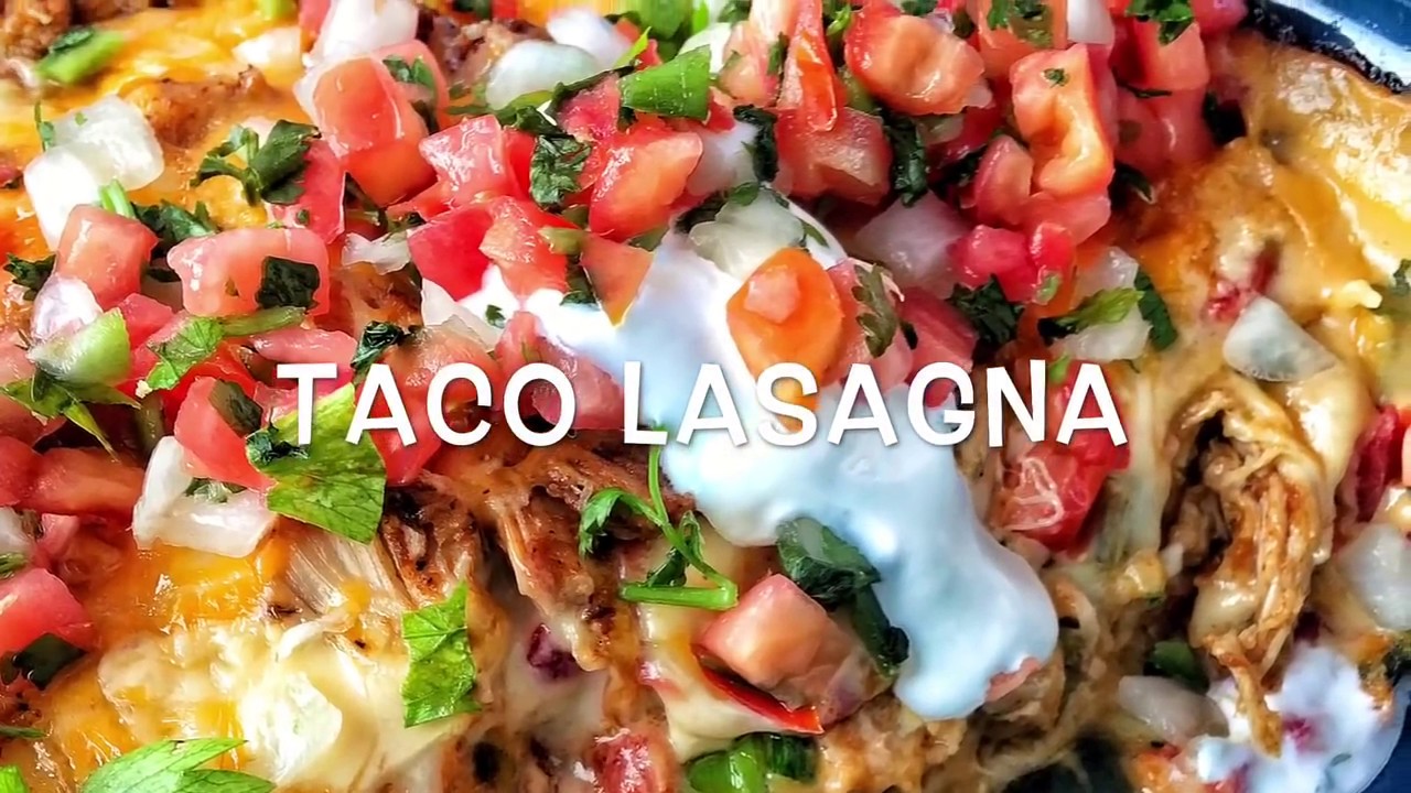 Easy as hell I don't feel like cooking taco lasagna !!!
