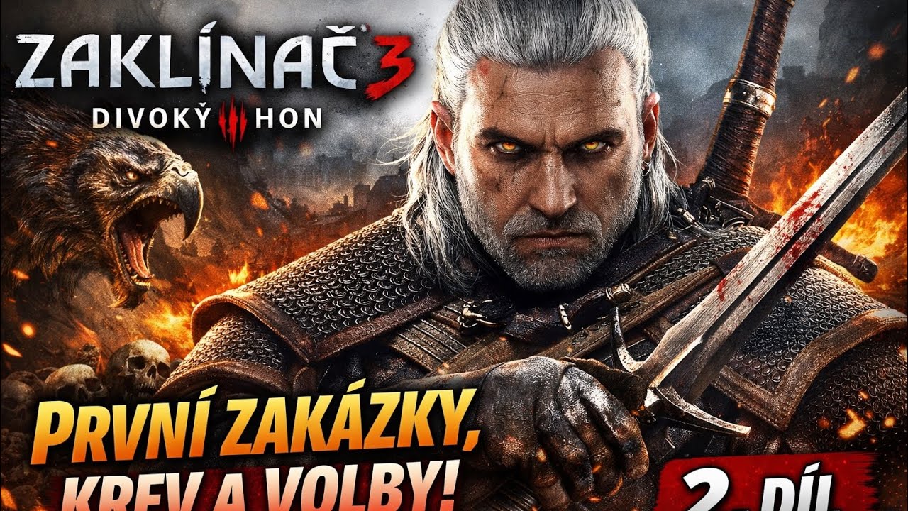 🎮 Zakl&iacute;nač 3: Divok&yacute; hon &ndash; 2. d&iacute;l | Prvn&iacute; zak&aacute;zky, krev a volby ⚔️