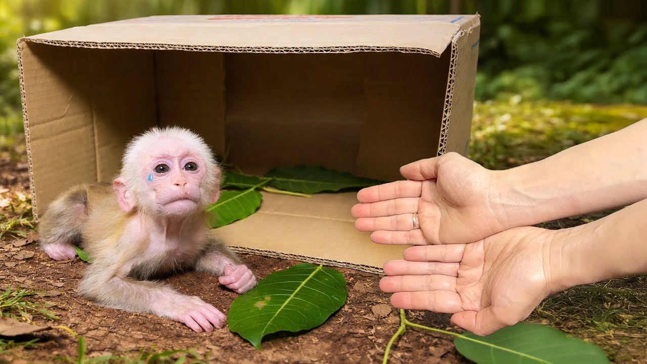 OMG !. I adopted a newborn baby monkey
