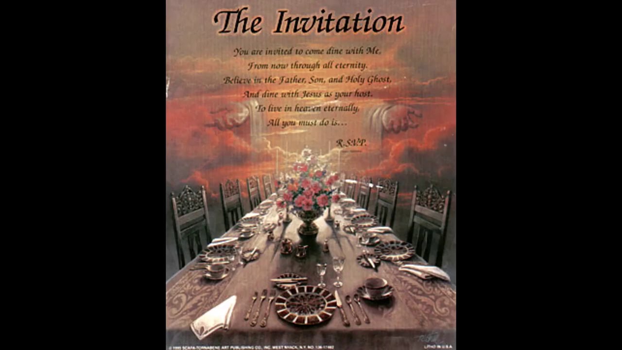 All Things Are Ready Come To The Feast