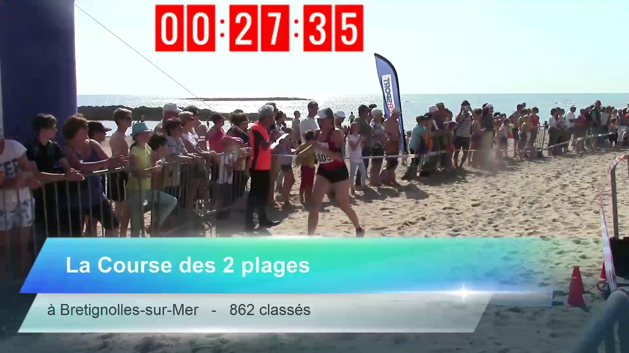 La Course des 2 Plages 2018 à Brétignolles-sur-Mer